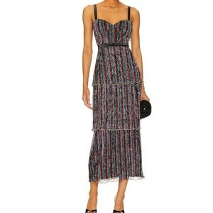 Saylor Aviva Dress in Rainbow